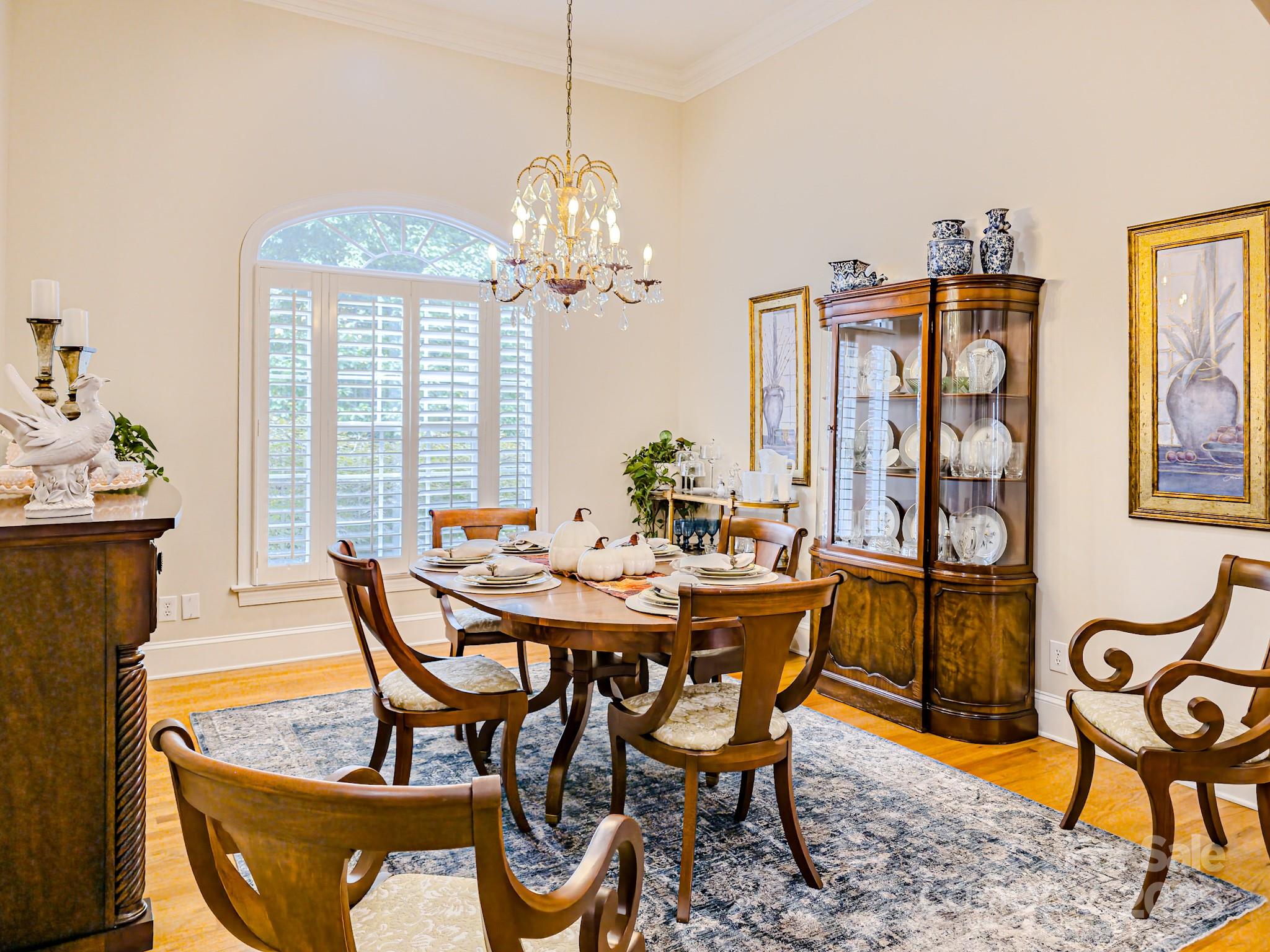 134 Chisholm Trail Rutherfordton, NC 28139 - Photo 6 of 48 a view of a dining room with furniture window and wooden floor