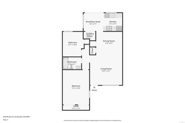 $450,000 | 3434 Seabreeze Walk, Oceanside, CA 92056