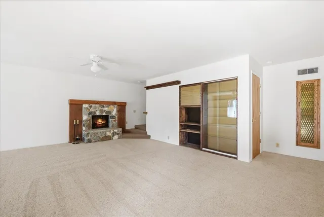 a house view with a outdoor space