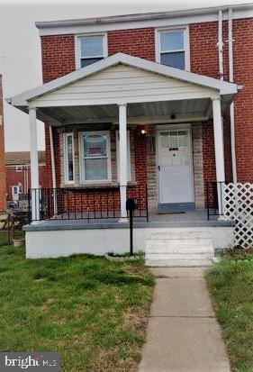 1027 Middlesex Road Essex, MD 21221 - Photo 1 of 11 End of group rowhome with covered porch