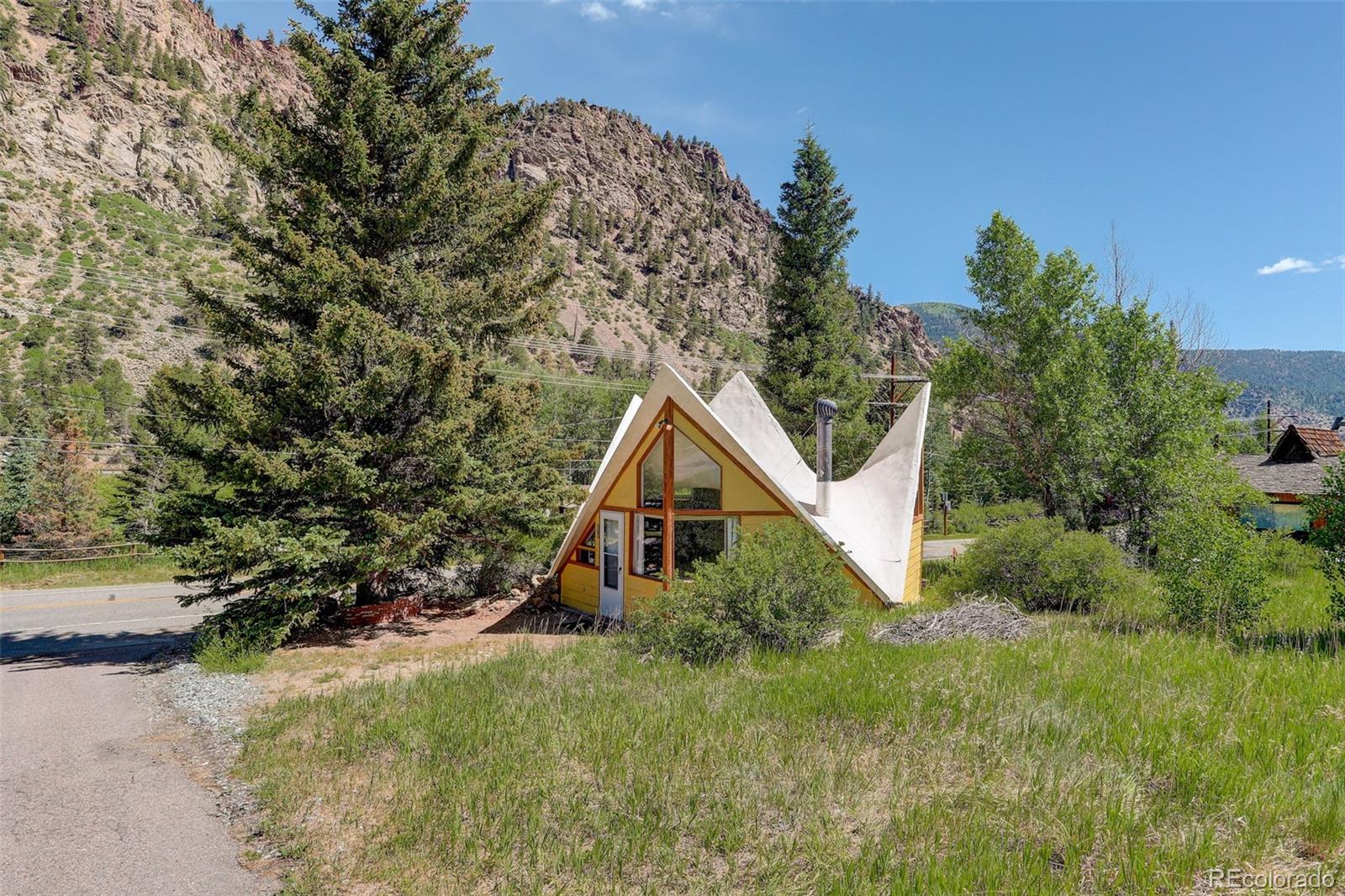 2212 Alvarado Road Georgetown, CO 80444 - Photo 3 of 19 a view of a house with a yard and plant