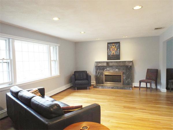 239 Worthen Road East Lexington, MA 02421 - Photo 3 of 13 a living room with furniture and a fireplace