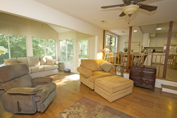 816 Harris Road Charlottesville, VA 22902 - Photo 14 of 28 a living room with furniture and a large window