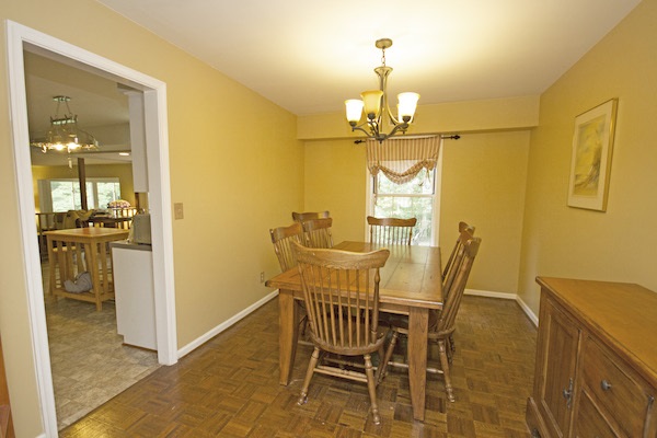 816 Harris Road Charlottesville, VA 22902 - Photo 18 of 28 a view of a dining room with furniture and wooden floor