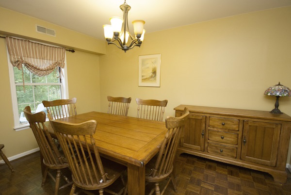 816 Harris Road Charlottesville, VA 22902 - Photo 19 of 28 a view of a dining room with furniture window and outside view
