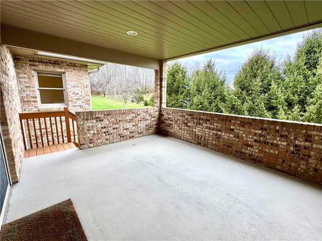 a view of outdoor space and barbecue grill