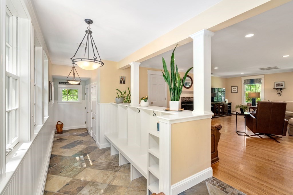 5 Deerfield Road Sherborn, MA 01770 - Photo 18 of 42 a view of a living room and dining room