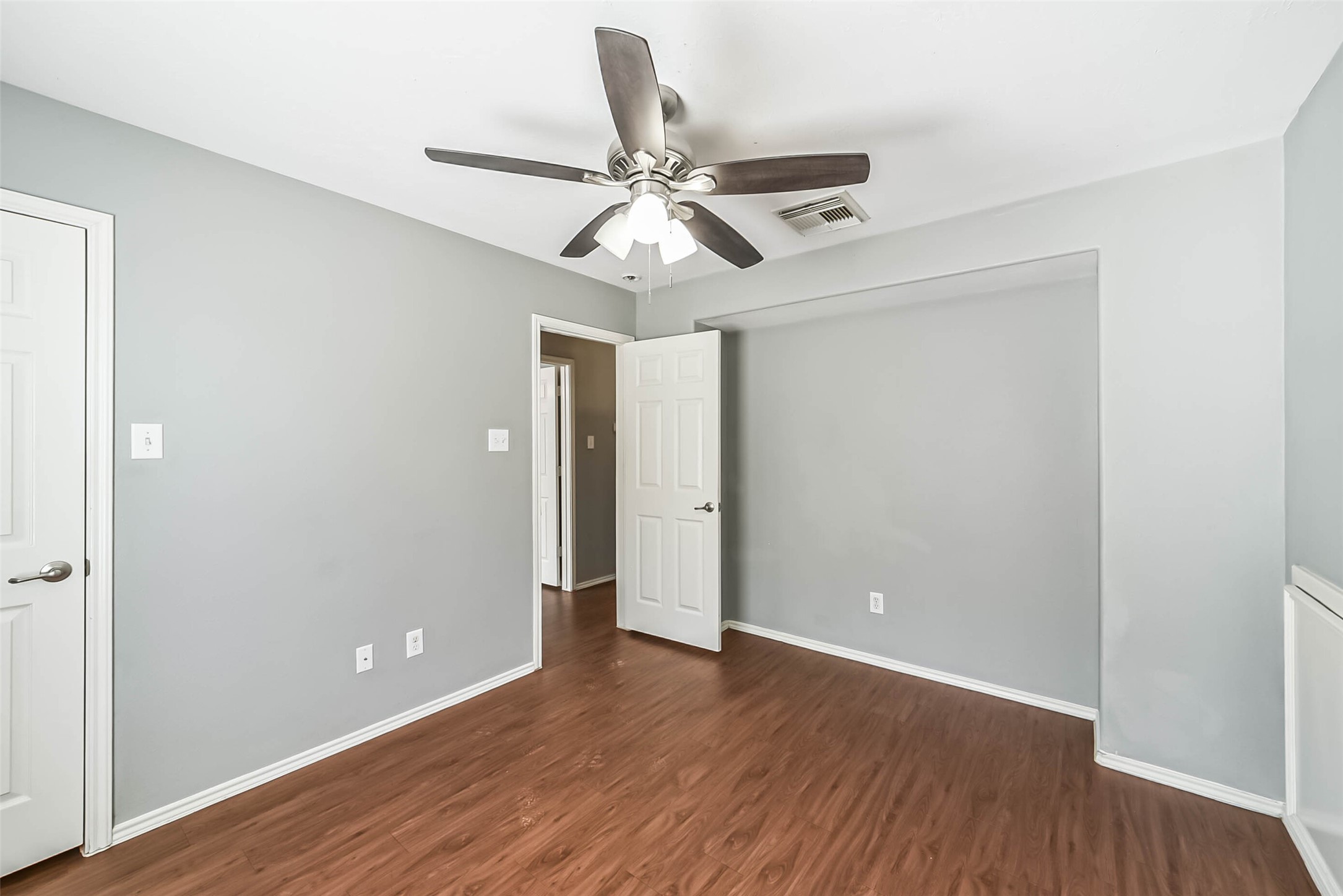 8726 Old Maple Lane Humble, TX 77338 - Photo 32 of 35 wooden floor in an empty room