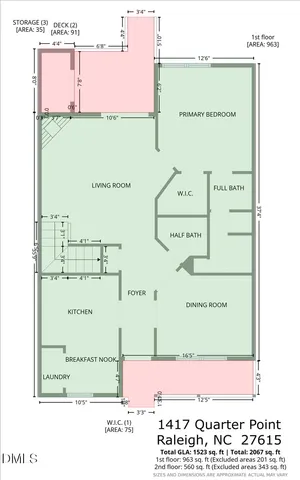 $345,000 | 1417 Quarter Point, Raleigh, NC 27615