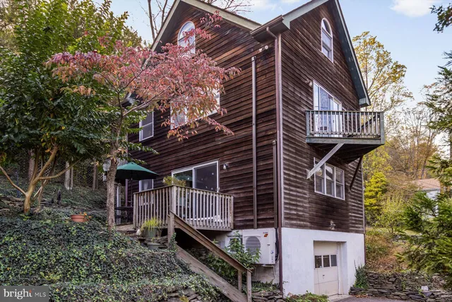 a view of a house with a large windows