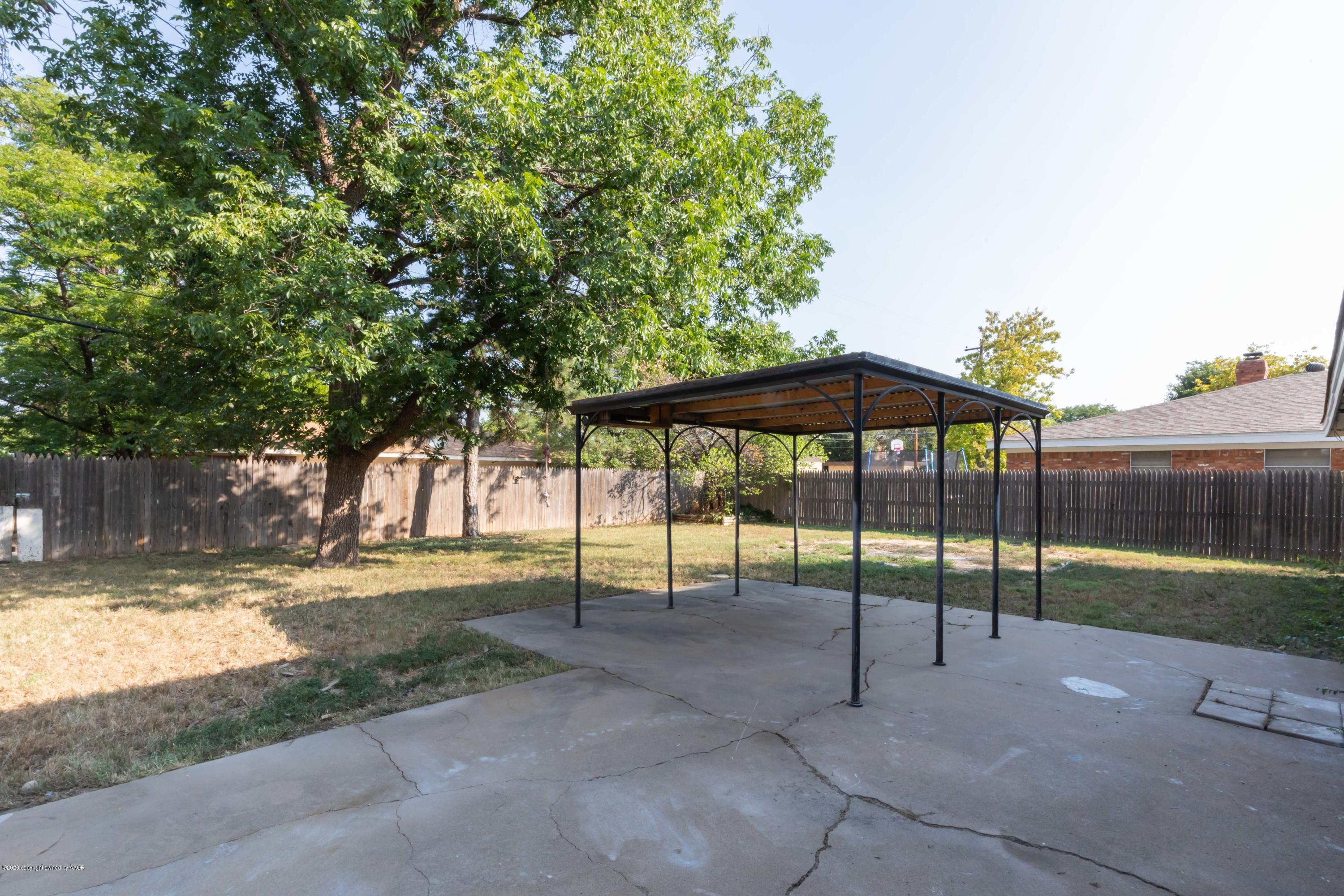 6216 Hanson Road Amarillo, TX 79106 - Photo 46 of 48 PATIO VIEW 1