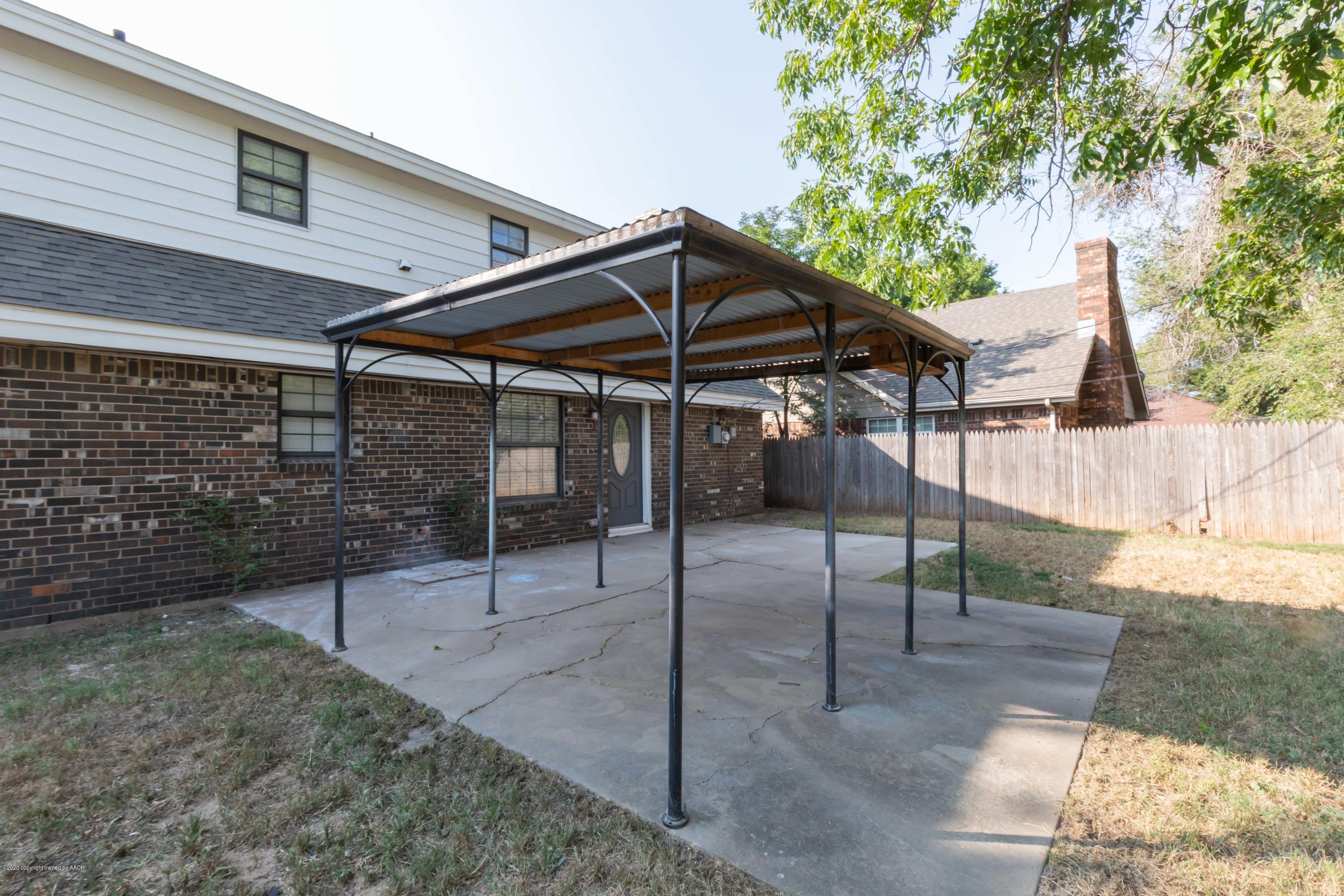 6216 Hanson Road Amarillo, TX 79106 - Photo 47 of 48 PATIO VIEW 2