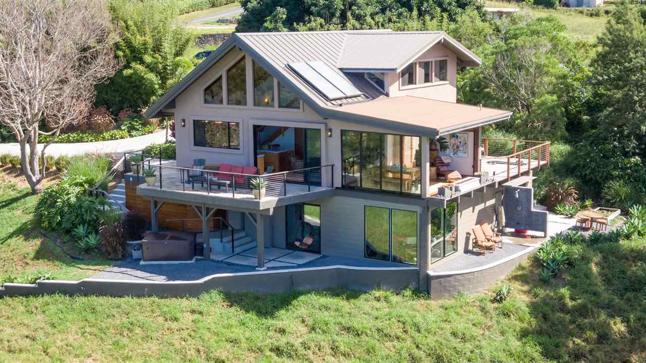 320 Lower Kimo Drive Kula, HI 96790 - Photo 27 of 27 an aerial view of a house with a yard