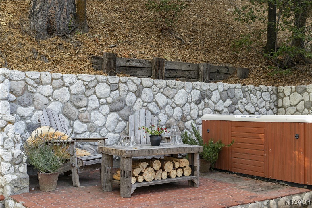 27710 West Shore Road Lake Arrowhead, CA 92352 - Photo 23 of 47 a view of outdoor space and patio