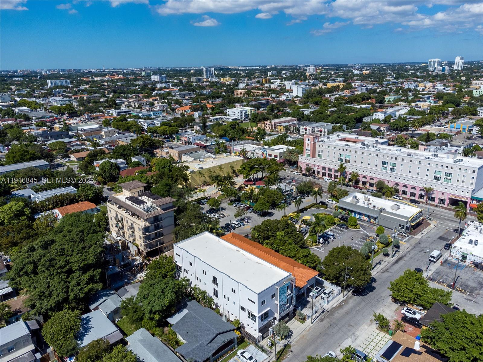 850 Southwest 14th Avenue, Unit 4 Miami, FL 33135 - Photo 27 of 30 an aerial view of a city with lots of residential buildings
