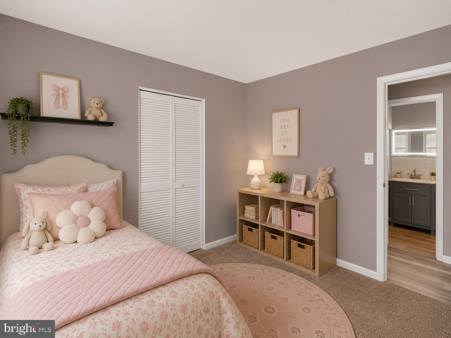 4108 Elby Street Silver Spring, MD 20906 - Photo 25 of 42 Charming pastel bedroom retreat.