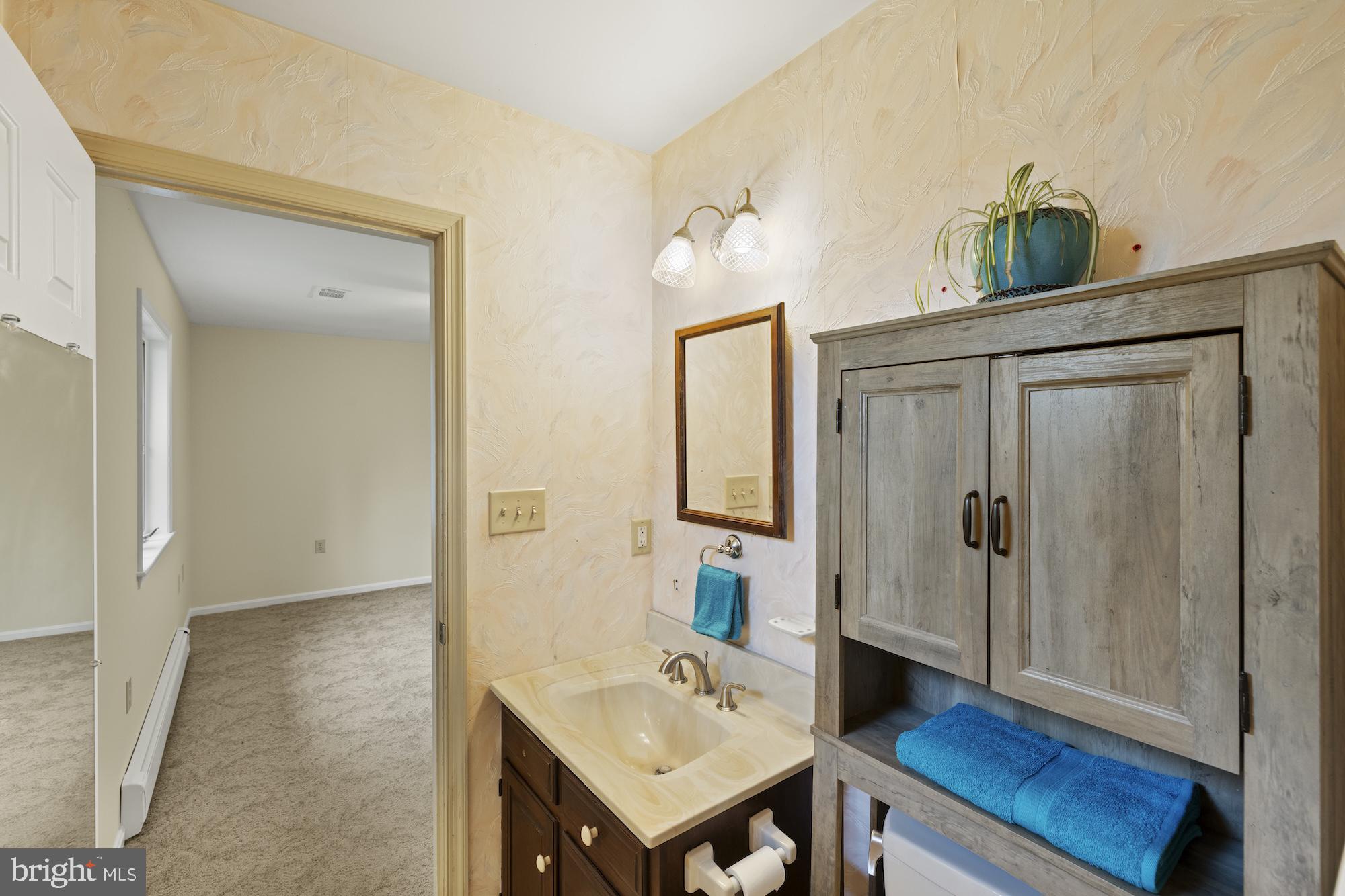 617 Heritage Drive Gettysburg, PA 17325 - Photo 25 of 56 a bathroom with a sink a mirror and shower