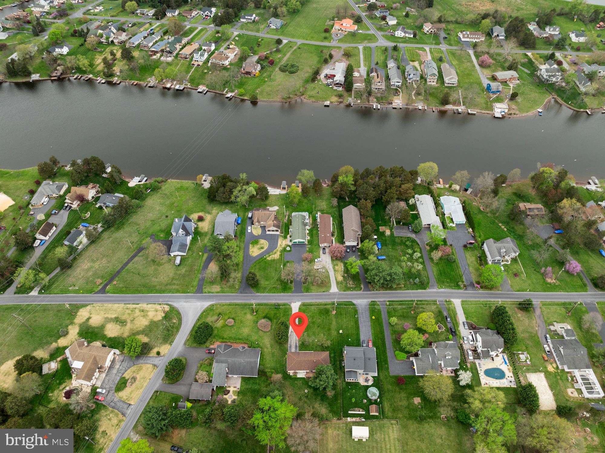 617 Heritage Drive Gettysburg, PA 17325 - Photo 48 of 56 an aerial view of a house with a garden and lake view