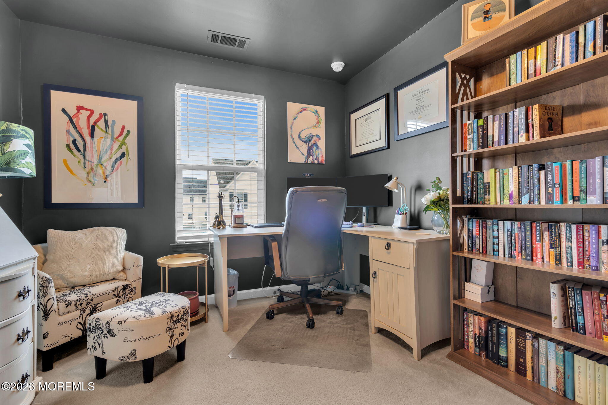 101 Spirit Way, Unit 301 Brick, NJ 08723 - Photo 5 of 52 a workspace with a bookshelf and a workspace