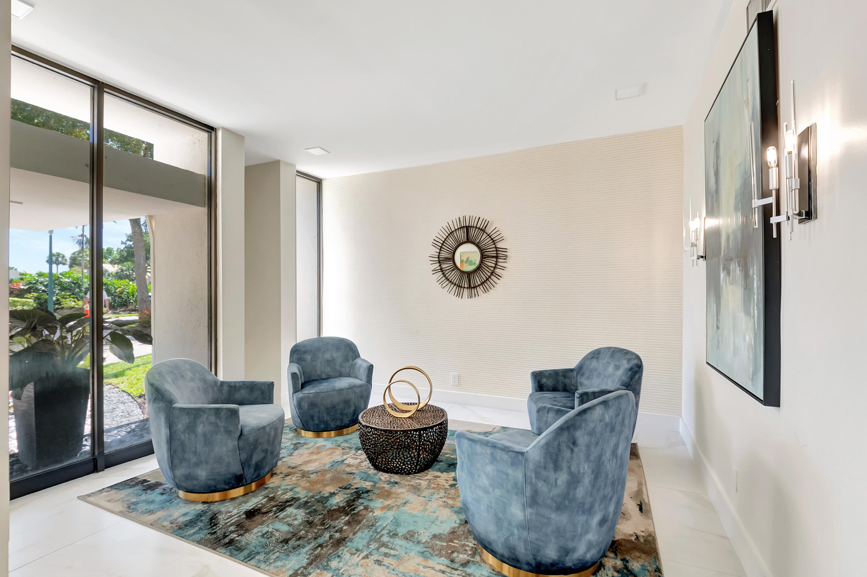 1523 Bridgewood Drive Boca Raton, FL 33434 - Photo 26 of 50 a living room with furniture and a potted plant