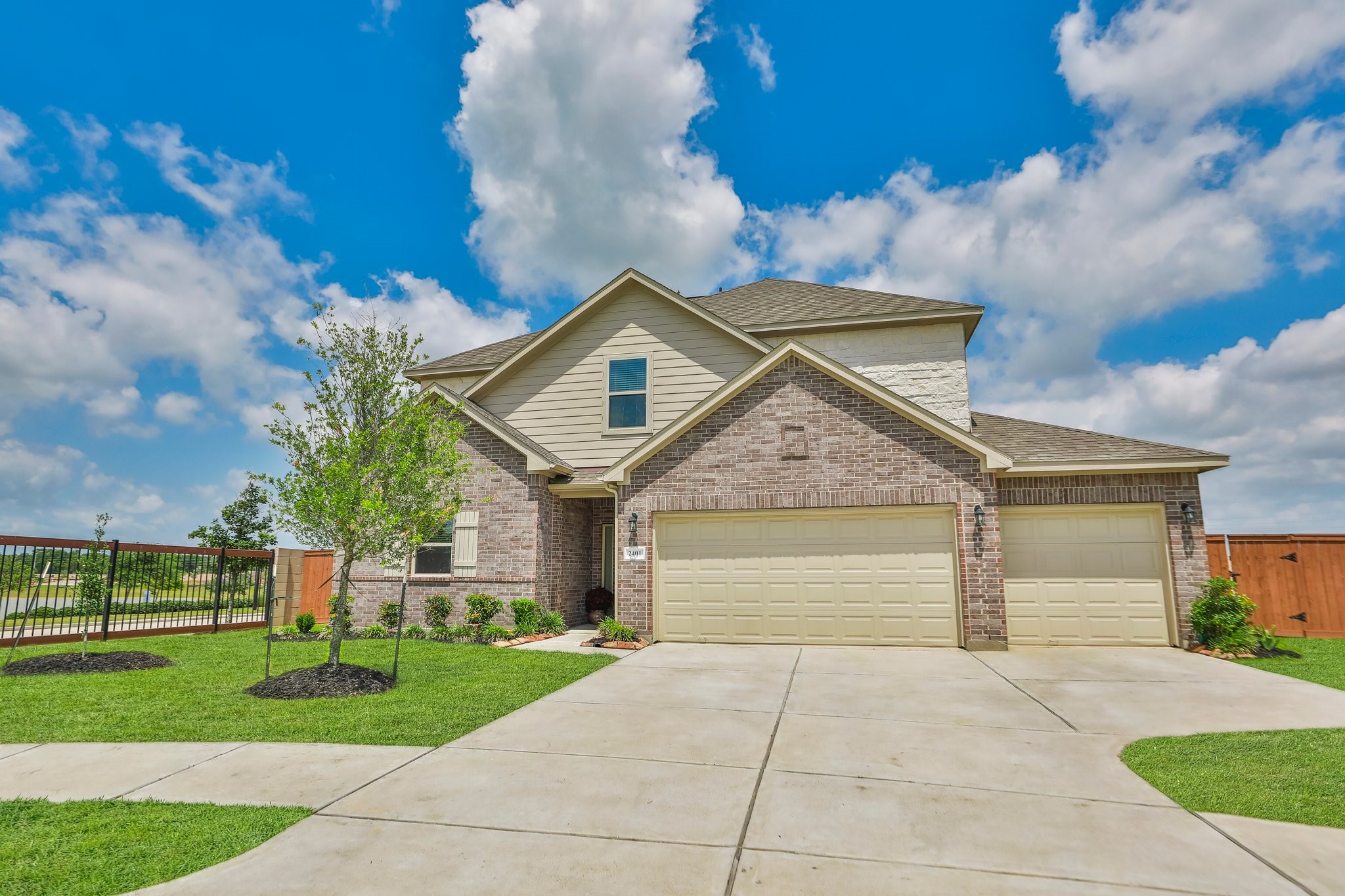 2401 Sequoia Grove Drive Rosharon, TX 77583 - Photo 37 of 39 Lovely LUSH, GREEN front yard with (2) trees and well cared for yard with CURB APPEAL.