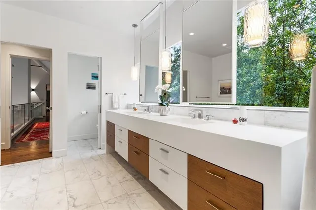 a room with gym equipment