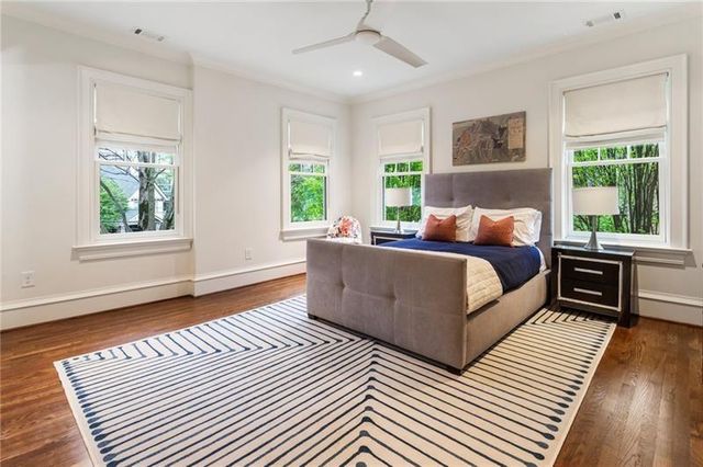 front view of a house with a garden