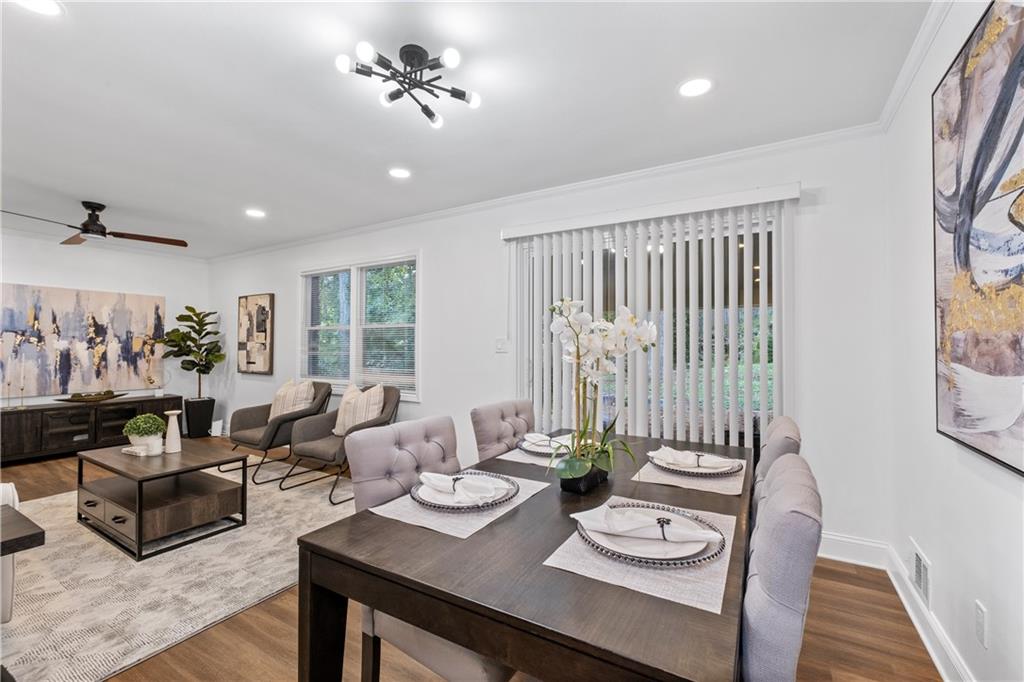 3144 Flamingo Drive East Point, GA 30344 - Photo 22 of 47 a living room with furniture and wooden floor