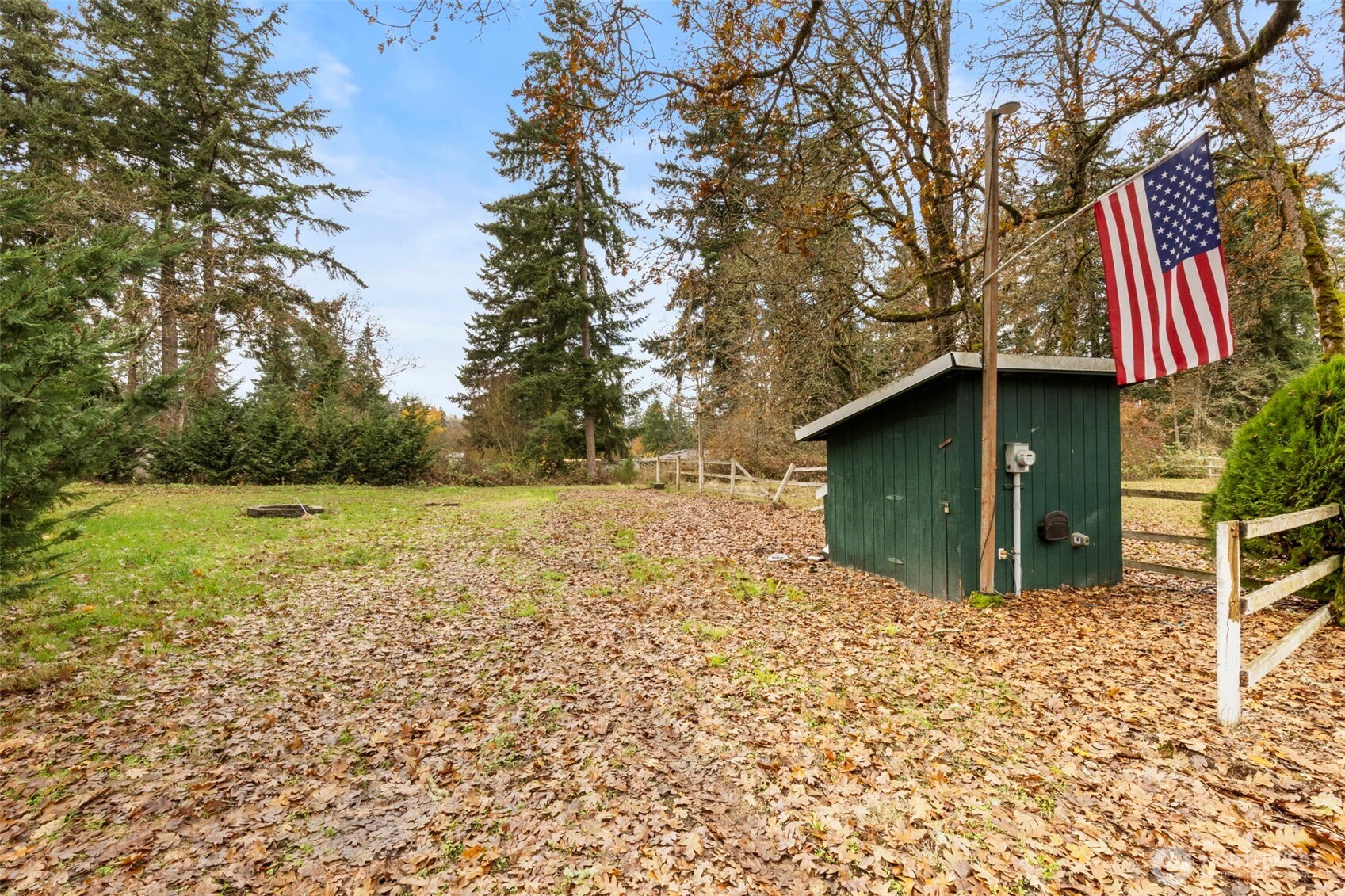 7506 353rd Street South Roy, WA 98580 - Photo 35 of 38 a view of backyard of house with green space
