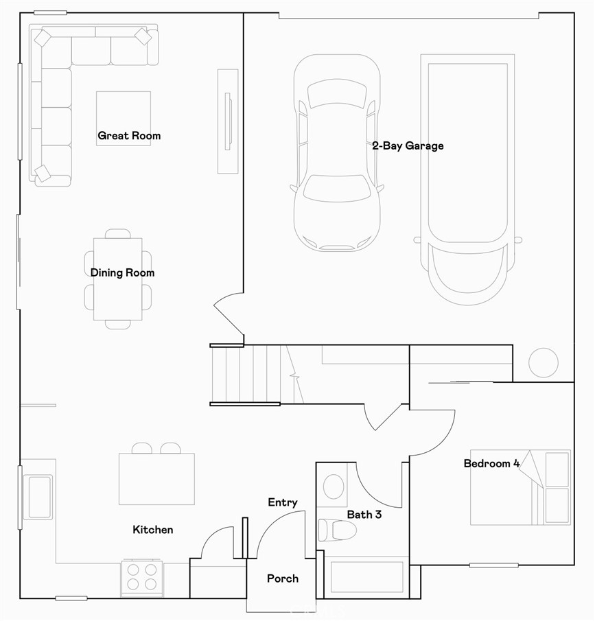 1704 Phantom Lane Rialto, CA 92376 - Photo 21 of 22 Residence 4 - level 1 floorplan