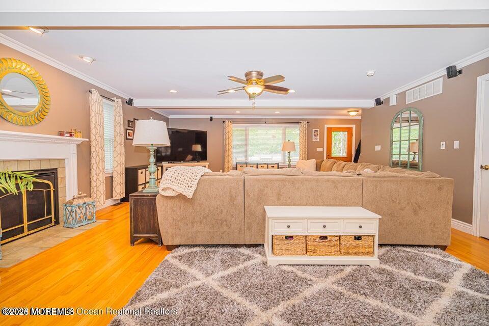 1 Kari Court Jackson, NJ 08527 - Photo 15 of 66 a living room with furniture and a fireplace