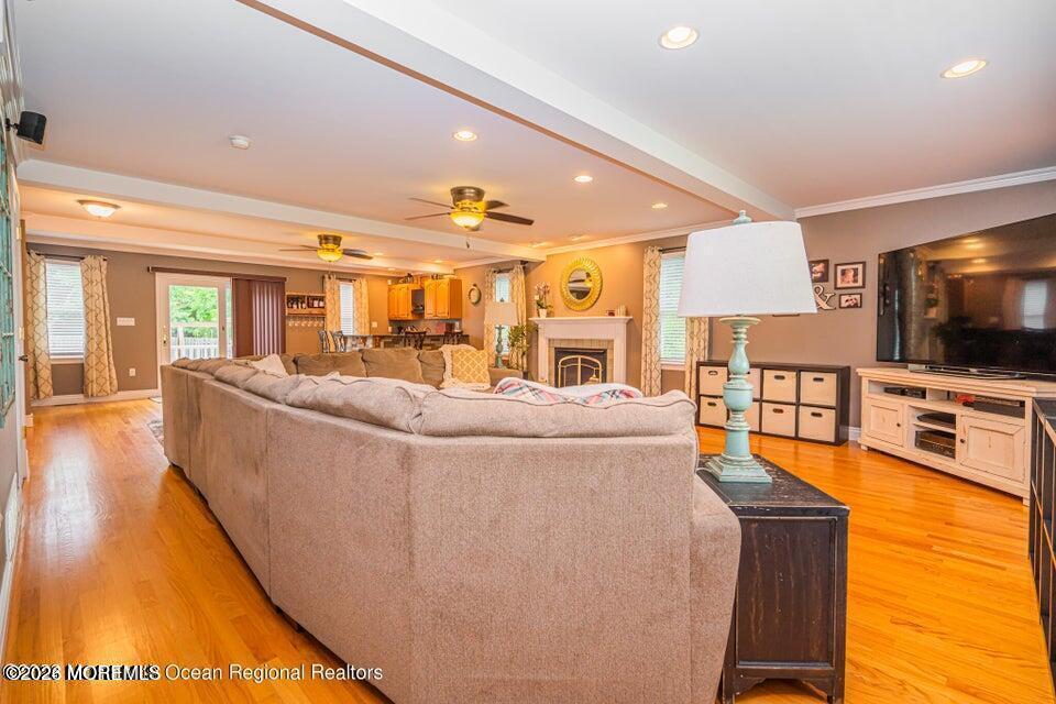 1 Kari Court Jackson, NJ 08527 - Photo 18 of 66 a living room with furniture and a flat screen tv