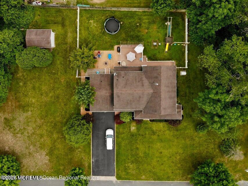 1 Kari Court Jackson, NJ 08527 - Photo 58 of 66 an aerial view of a house with a yard basket ball court and outdoor seating