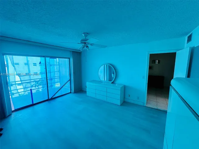 a view of a hallway with closet