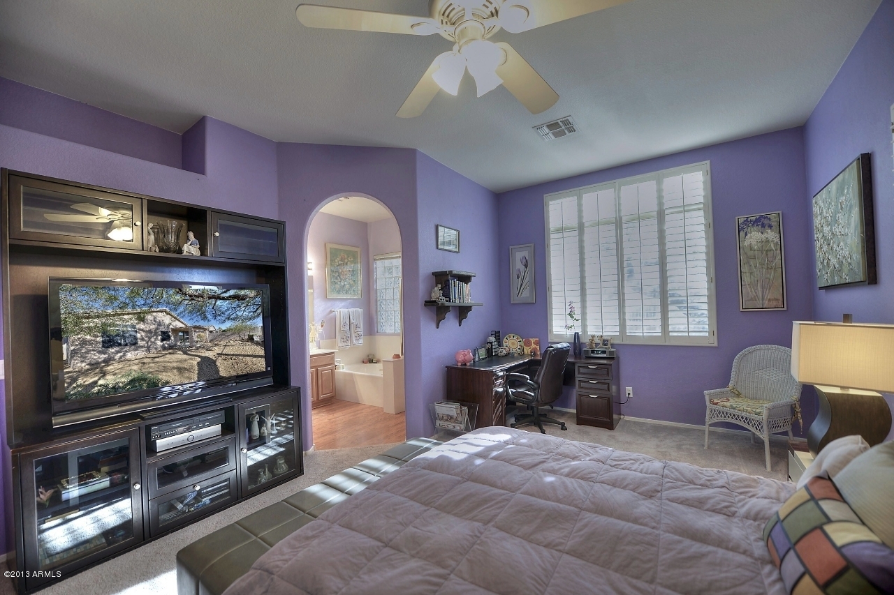 4243 East Tether Trail Phoenix, AZ 85050 - Photo 19 of 28 a living room with furniture and a flat screen tv