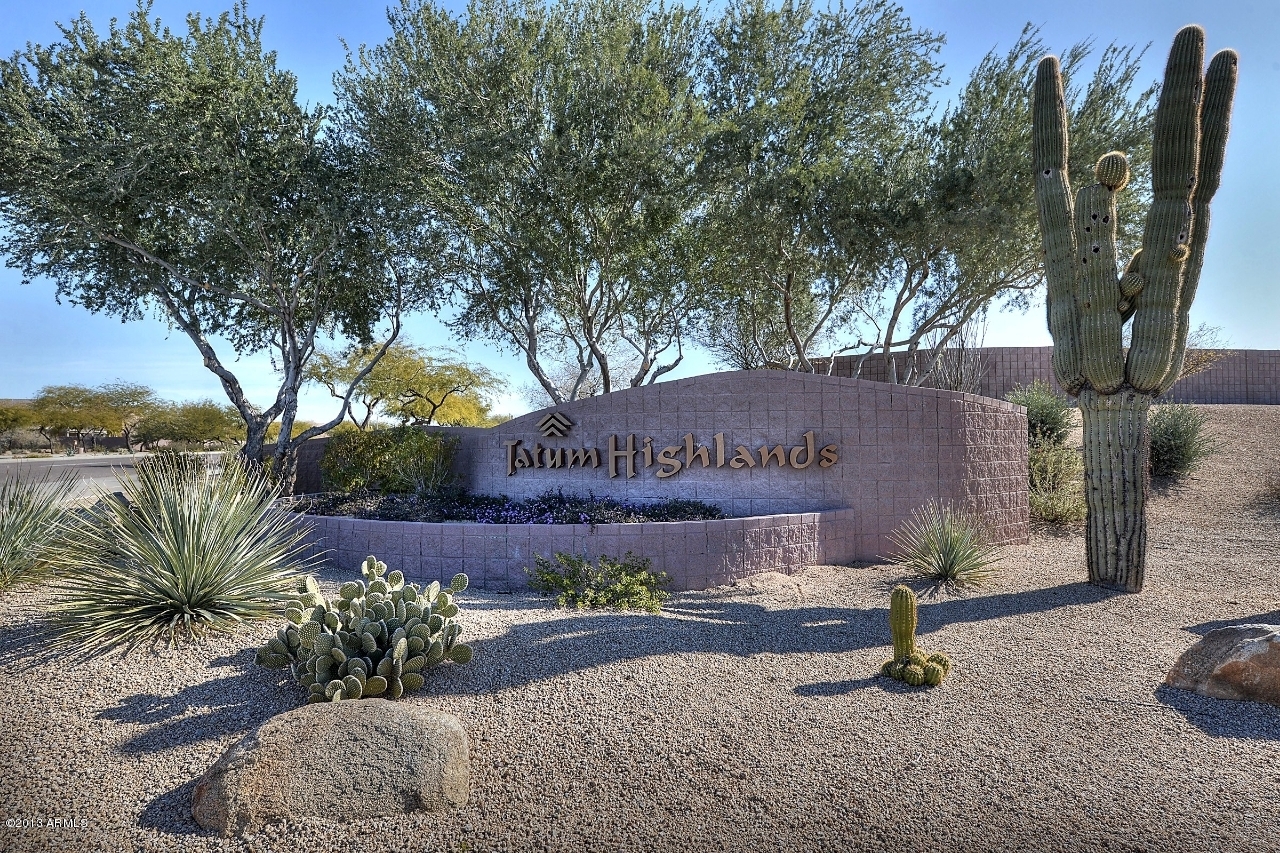 4243 East Tether Trail Phoenix, AZ 85050 - Photo 2 of 28 a sign that is sitting in the middle of a yard