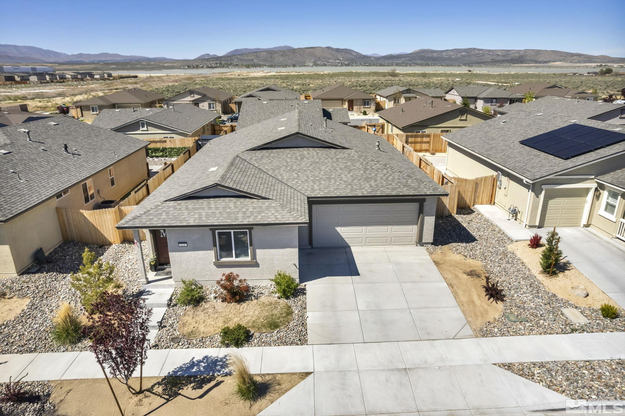 623 Yerington Drive Reno, NV 89506 - Photo 19 of 40 an aerial view of a house with a yard