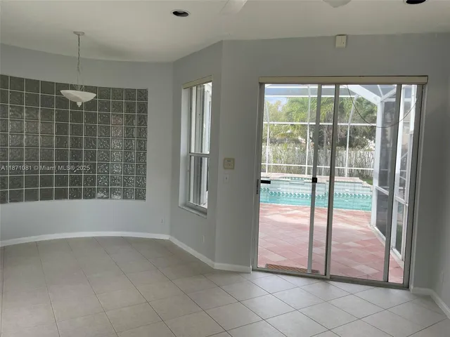 a view of livingroom with front door