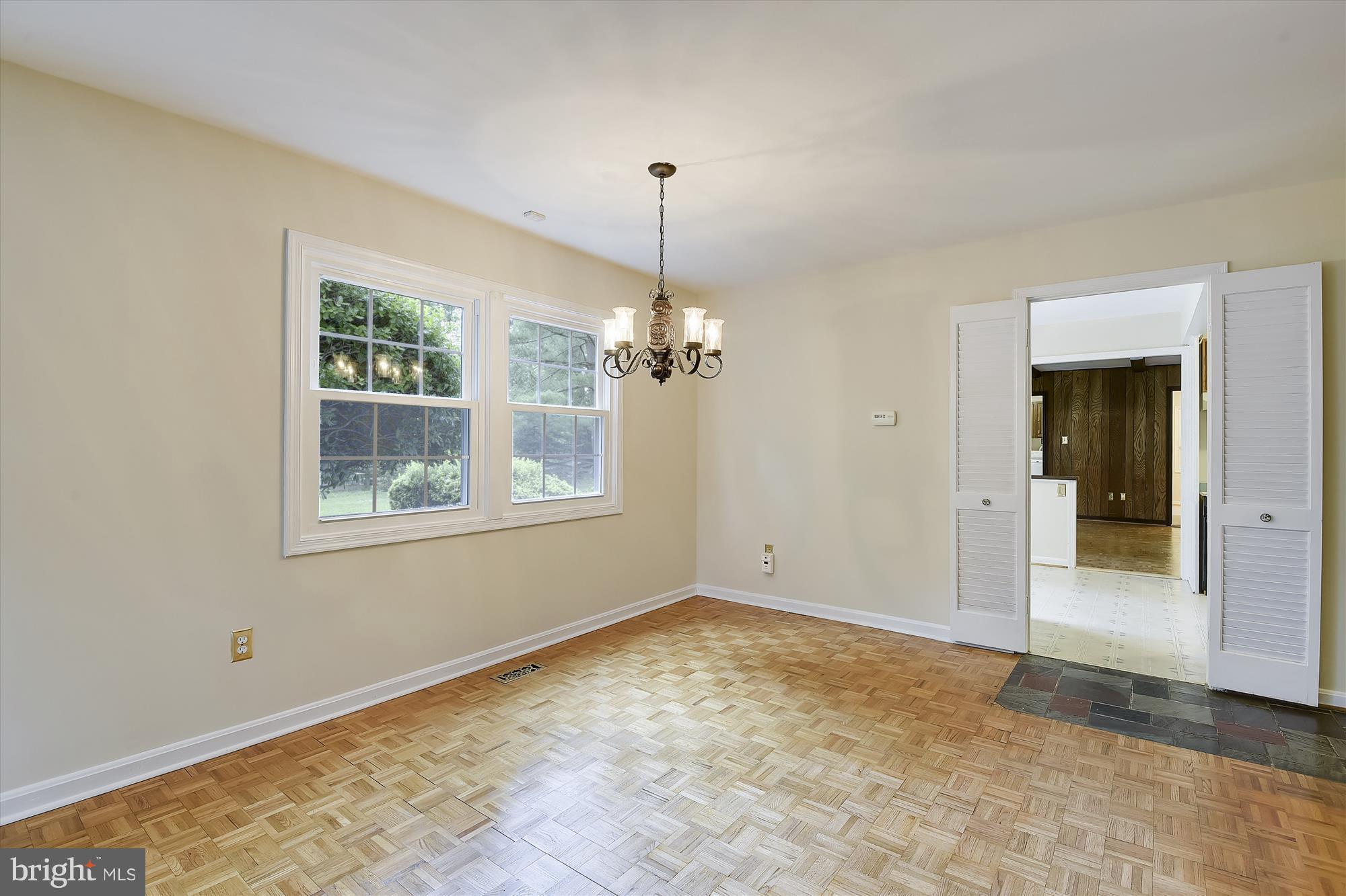 13805 Bonsal Lane Silver Spring, MD 20906 - Photo 6 of 23 Dining room with parquet floors