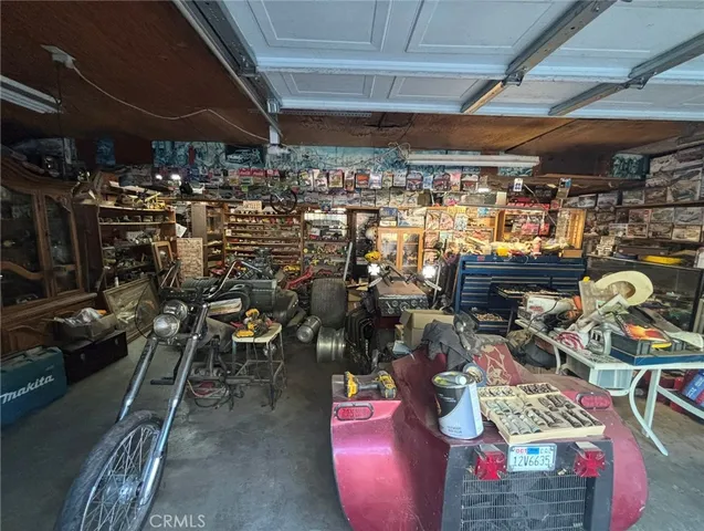 a view of a storage in a room