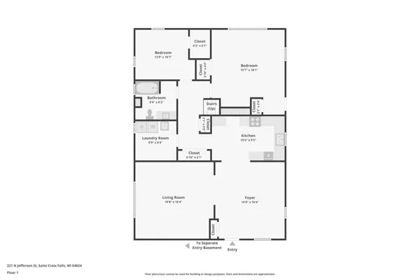 $320,000 | 221 North Jefferson Street, St. Croix Falls, WI 54024