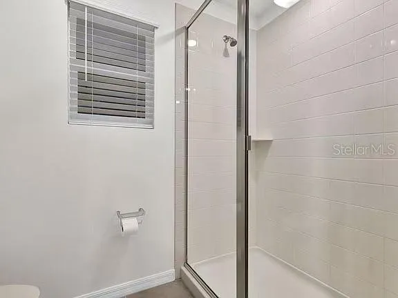 a view of dining area with chandelier