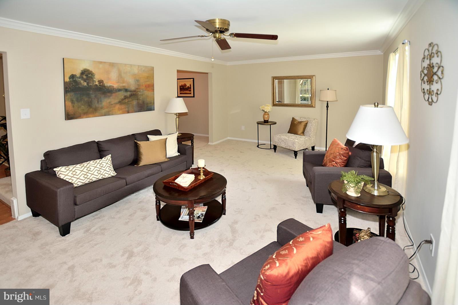 11936 Travistock Court Reston, VA 20191 - Photo 8 of 30 Newly installed carpeting in LR