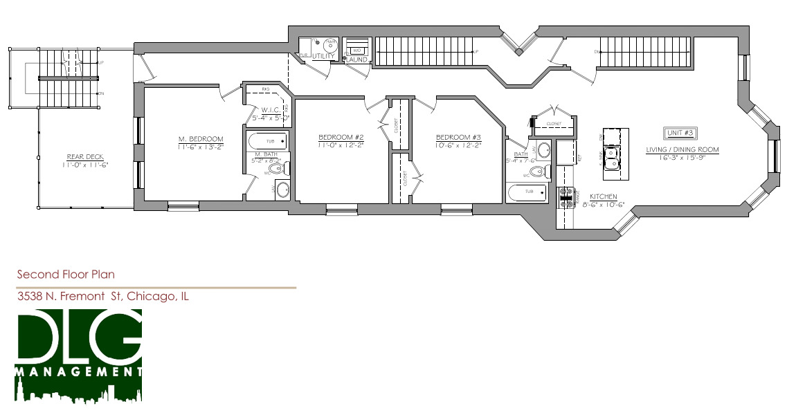 Undisclosed Address Chicago, IL 60657 - Photo 18 of 18 a picture of a bathroom with a window and a shower