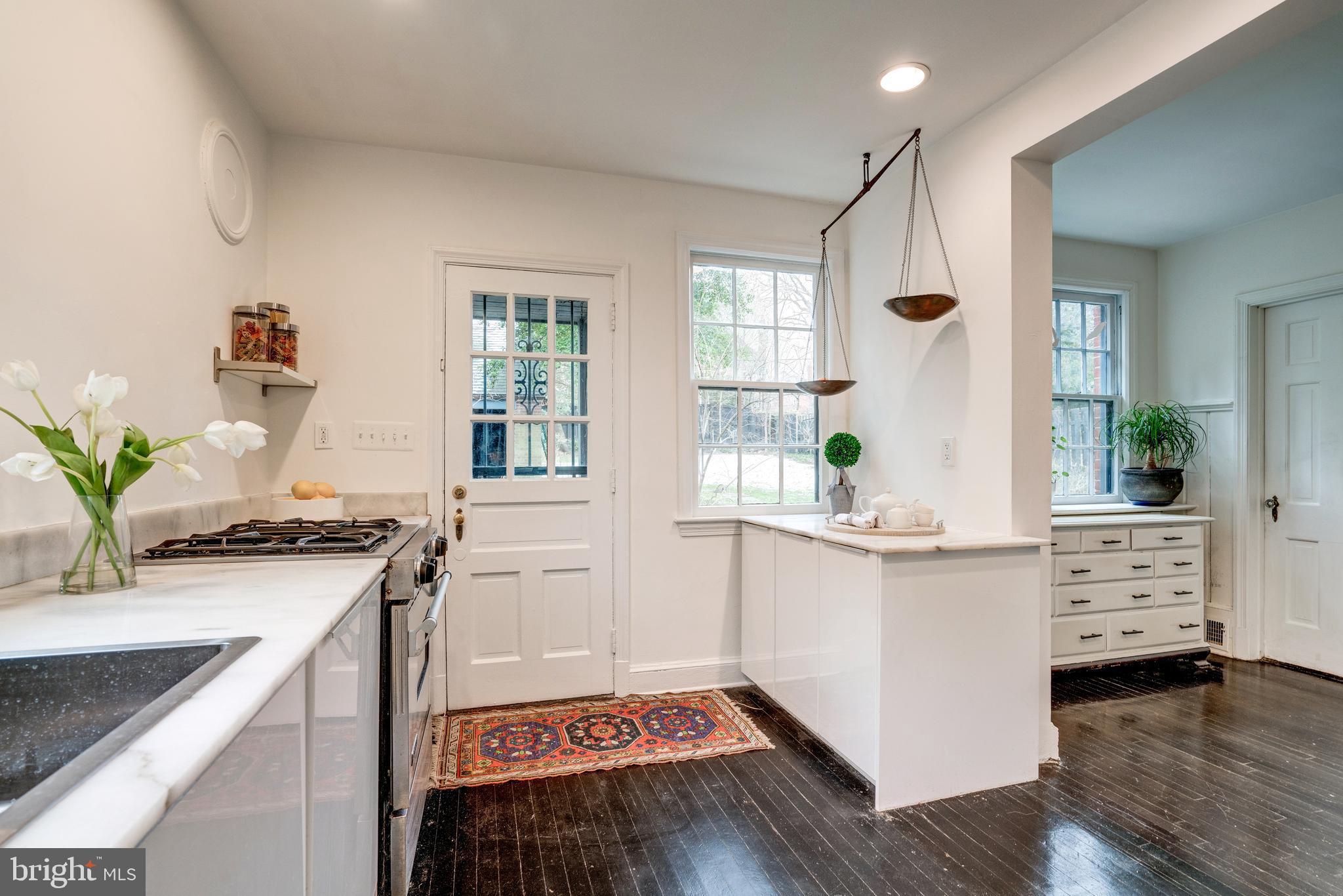 5026 Reno Road Northwest Washington, DC 20008 - Photo 7 of 30 White and bright kitchen