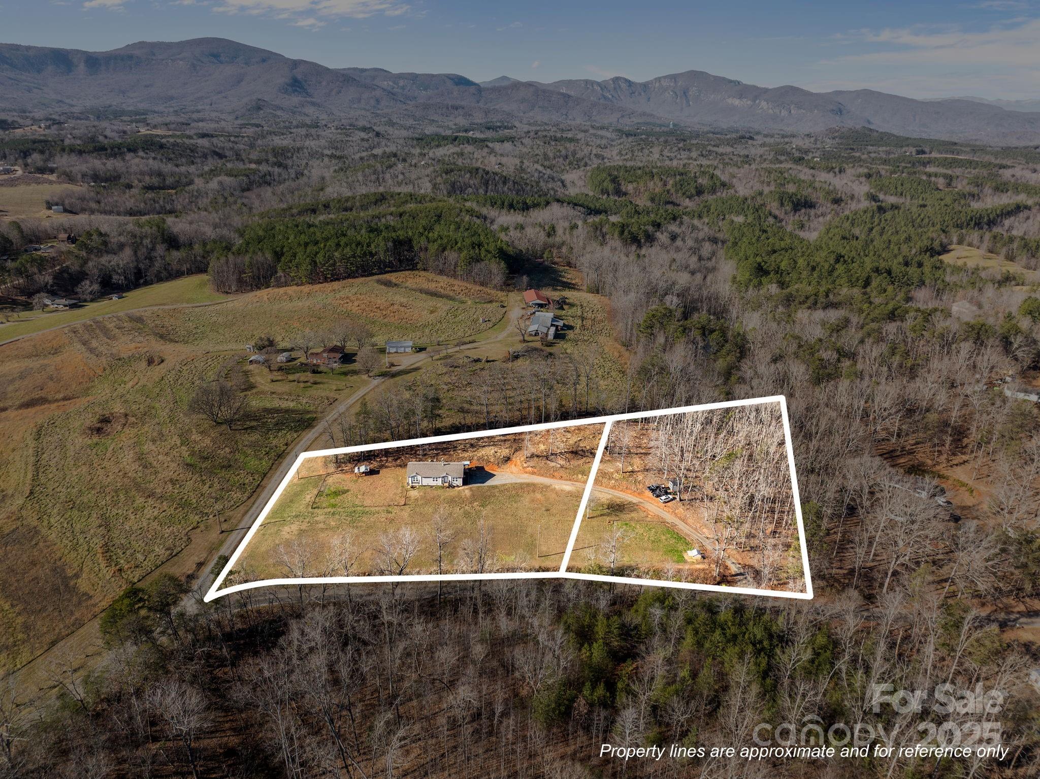 247 Aden Green Road Mill Spring, NC 28756 - Photo 4 of 48 a view of a small pool with a yard