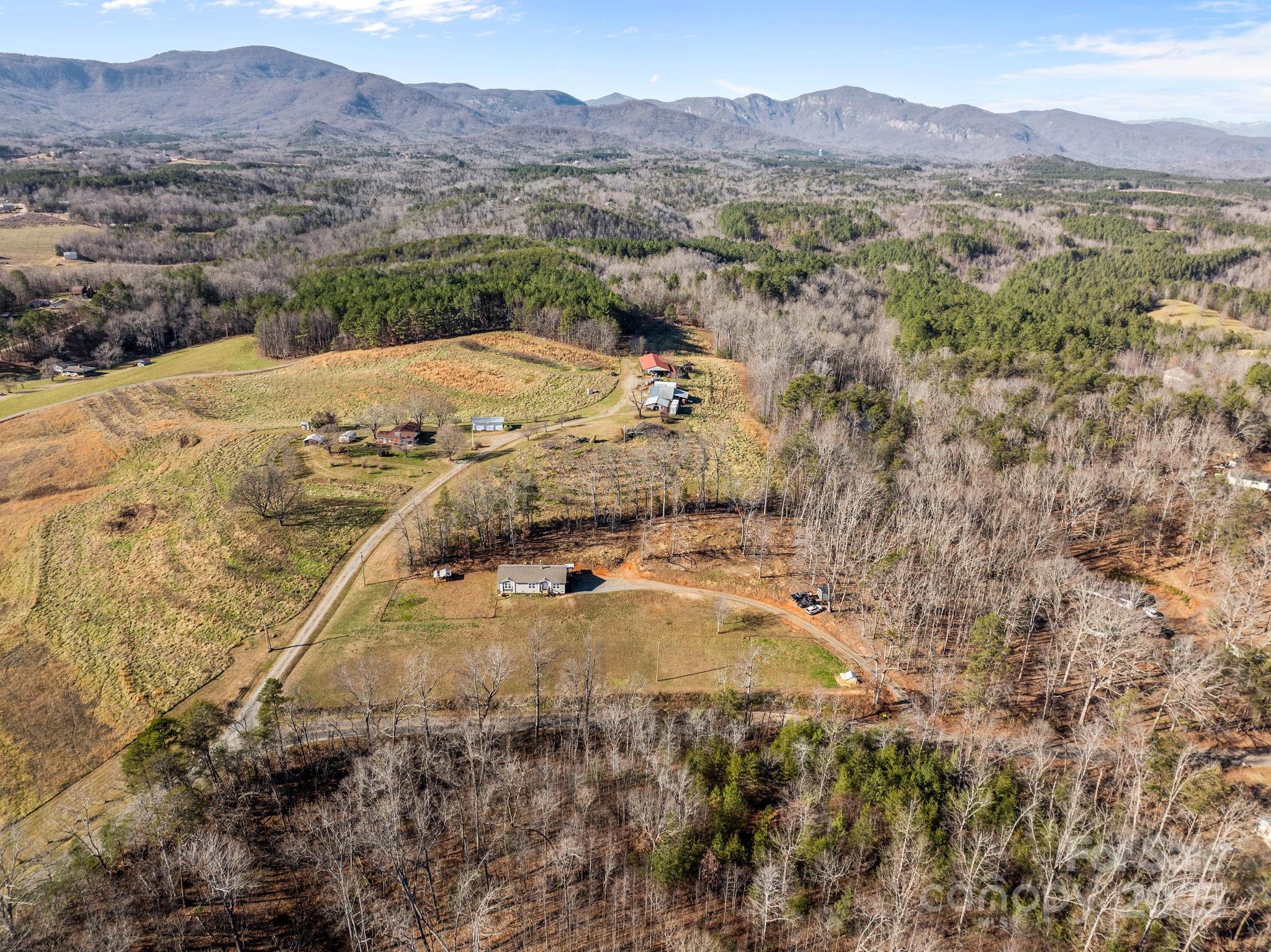 247 Aden Green Road Mill Spring, NC 28756 - Photo 46 of 48 a view of a house with a mountain