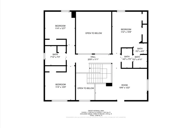 a picture of a floor plan