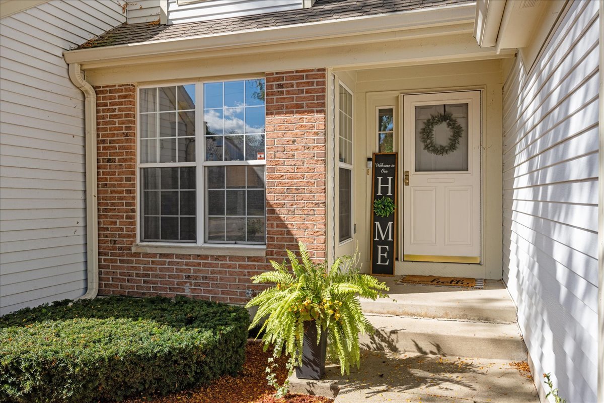 8 Ione Drive, Unit C South Elgin, IL 60177 - Photo 3 of 31 a couple of potted plants in front of door