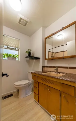 a bathroom with a toilet
